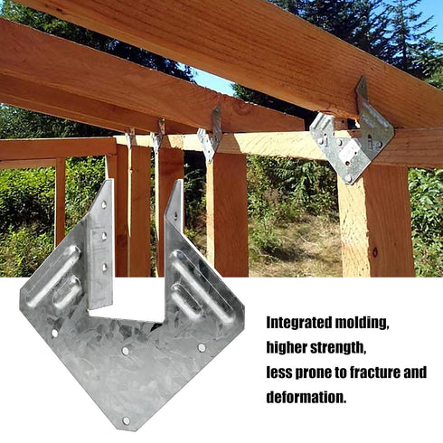 CNQLIS 18-Gauge Hurricane Tie, Heavy Duty Joist Hangers, 1.2mm for Roofing Trusses, 30 Pcs