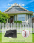 7 8 Pack Solar Fence Lights Outdoor Waterproof High Brightness LED Spot Lens Deck Lights Mode Warm & Cool White RGB