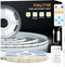 PAUTIX COB LED Strip Light,Strip Lights with RF Remote,UL Listed Daylight White