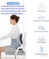 Mogdeker L-Shaped Seat Cushion for Long Sitting,Memory Foam Ergonomic Back Support Driving Seat Cushion for Back