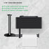 (12.5INCH) Stainless Steel Toilet Paper Holder with Wet Wipes Box for Bathroom - Self-Adhesive for Toilet, Adhesive
