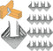 20 Pcs 18-Gauge Hurricane Tie, Heavy Duty Joist Hangers for Roofing Trusses Wood Timber Connectors