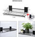Slatwall Shelves - Heavy Duty Garage Storage Slatwall Shelf Accessories (2 Pack) (16-Inch Width)