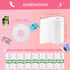 MIARALA 12 57x25mm, Rolls Mini Thermal Printer Sticker Paper, High-Contrast Sticker Paper for Mini Pocket Printer