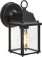 Maxxima Porch Lantern Outdoor Wall Light with Clear Glass, Patio or Porch
