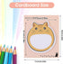 Cobee Cute Cat Sticky Notes, 5 Pack Kawaii Animal Self-Stick Notes, Cartoon Cat Memo Pads, Cute Shapes for Students