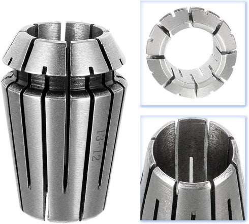 Mesee 1/2'' Shank ER20 Router Collet Extension Chuck Adapter with 1/4'' & 1/2'' ER20 Spring Collet Set