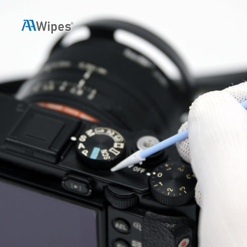 AAwipes Double-Tipped Cleaning Swabs, 100pcs Foam Cleaning Swabs for Tiny Tight Spaces of PCB Board