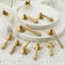 Aoleegatt Pull Ring Solid Brass Furniture Drop Handles Golden Rotatable Round Bedside Drawers
