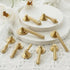 Aoleegatt Pull Ring Solid Brass Furniture Drop Handles Golden Rotatable Round Bedside Drawers