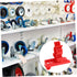 TOPPERFUN 10pcs Pegboard Hooks Workbench Pegboard Hooks for Polishing Machine Tool Organizer Auto Detailing Storage
