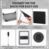 Cholemy 12 Pcs Locker Accessories Set, Magnetic Wallpaper, Carpet, Mirror, Organizer for School Supplies