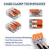 WAGO 221 Series 28pc Compact Splicing Wire Connectors Assortment Pack with Case, includes 221-412, 221-413, 221-415