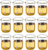 PATIKIL 12 Pack 50ml Low Form Glass Beaker, 3.3 Borosilicate Glass Measuring Cups with Spout for Kitchen Lab Liquids