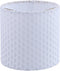 Aspen Creative 31204 Small Clip-On Drum Lamp Shade in Off-White with Honeycomb Pattern, 5"