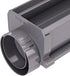 NDS 249 Spee-D Channel Drain Offset End Outlet, Connects to 3 in. Drain Pipe, Adjustable, Gray