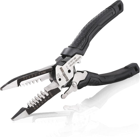 HURRICANE 6-in-1 Wire Stripper Tool, Multifunctional Electrical Pliers for Cable Stripping and Crimping