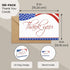 Pipilo Press 120 Pack 4x6-inch 4th Bulk Patriotic Thank You Cards with Envelopes for Veterans Day and of July