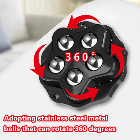 8 360 330Lbs Self Adhesive Caster Wheels - PCS Swivel Appliance Rollers, Heavy Duty Appliance Casters for Kitchen