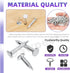 Swpeet 400 Pcs Galvanized Roofing Felt Nails Assortment Kit, Roofing Nails for Shed Roof, Asphalt Shingles