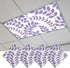 Cosozazon Farm Plant Leaf 4 Pack Fluorescent Light Cover for Ceiling 4 x