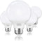 Cotanic G25 LED Globe Light Bulbs, 5W Vanity Light Bulb (60W Equivalent), Daylight 4000K, E26 Medium Base, Pack of 4