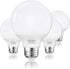 Cotanic G25 LED Globe Light Bulbs, 5W Vanity Light Bulb (60W Equivalent), Daylight 4000K, E26 Medium Base, Pack of 4