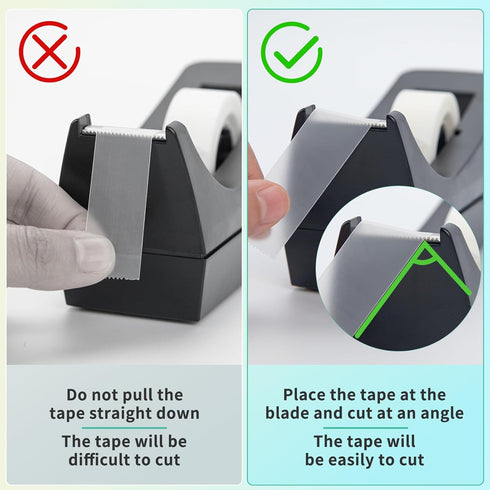 OWLKELA 12 Rolls Matte Adhesive Tape, Invisible Foggy Translucent Tape for Correction and Labeling, 0.7 in x 1000 in