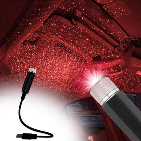 Jubilayured 1Pc Red Wall Sconce with Red Light, Mini Led Projection Lamp Star