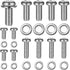 Yuomeaz 24Pcs Universal TV Mounting Screws Kit, Stainless Steel Monitor Mounting Screws, Monitor