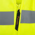 Pioneer High Visibility Tricot Mesh Zip-Up Safety Vest Reflective Tape Yellow/Green Unisex 4XL