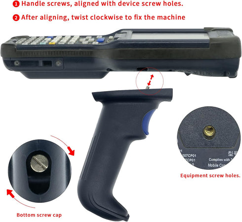 CK3 Trigger Handle with Screw for Intermec CK3 CK3R CK3X CK65 Handheld Barcode Scanner Mobile Computer, Stable