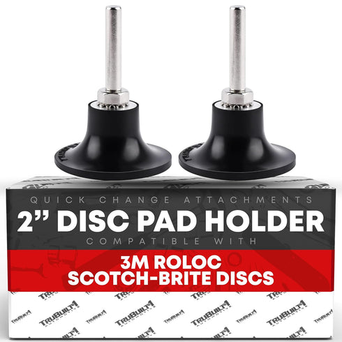 T1A 2 Inch Sanding Disc Holder Roll Lock Disc Pad Assembly, 1/4'' Shank for Die Grinder