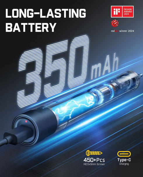 E1 Set, 50 5/32Hex, Fanttik Max Electric Screwdriver, Mini Precision Screwdriver Magnetic Bits, Magnetic Storage