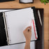 Avery 8-Tab Extra Wide Binder Dividers, White, 1 Set, Easy Print & Apply Clear Label Strip (11439)