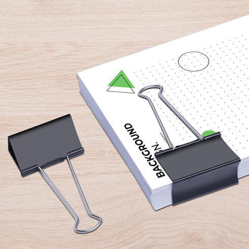 Jumbo Binder Clips - 3 inch (6 Pcs), Extra Large for Office Supplies