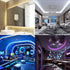 5050 White(2700K-3000K) 4 1 DC12V 5m 16.4ft 60LED/m IP30 12mm BTF-LIGHTING RGBW RGB+Warm Colors in LED Tape Light