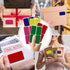 Sticker Moving Labels, Light Blue Rectangular Label Stickers, 60 Pack for Kids Clothing and School Supplies