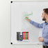 HBlife Acrylic Magnetic Dry Erase Marker Holder, 2 Compartments, Storage Organizer Cup for Fridge, Locker