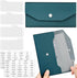 Frienda Cash Envelope Wallet PU Leather 7 x 3.5 Inch Reusable Budget