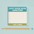 Knock Knock Adulting Large Sticky Notes, 4 x 4-inches, Pack of 1