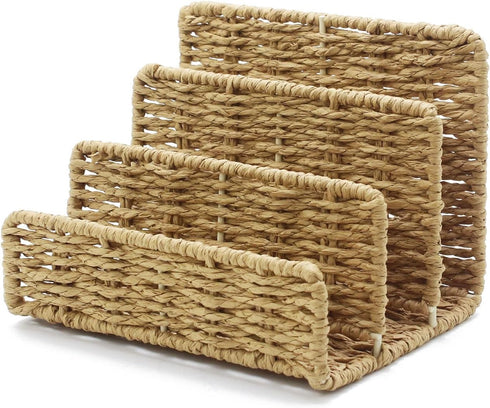 IMAYLLA Desk Mail Organizer - Small File Holders, Document Filing Folders, Paper Organizer for Office Desk Accessories