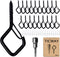 20 PCS Q-Hanger Hooks for String Lights, Ceiling Hooks for Hanging Plants,