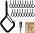 20 PCS Q-Hanger Hooks for String Lights, Ceiling Hooks for Hanging Plants,