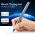 WRITECH Gel Pens Fine Point, Premium Metal Barrel Retractable 0.7mm Black Ink Pen 2ct with 2 Refills for Smooth Writing