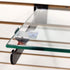 20 Pack Right Left End Corner Shelf Rest Clip & Rubber Cushion for Brackets to Hang Glass, Wood Or Metal Shelves