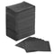 JMU 125 Pack Dental Bibs, Black Dental Bibs Disposable 2-Ply Paper 1-Ply