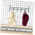 Cabilock Wall Mounted Metal Tool Hooks Organizer Sturdy Garage Storage Rack with Hooks for Garden Tools Workbench Shed