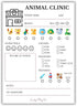 Lucky Play Co. Veterinarian Play Notepad for Kids Pretend Vet Animal Clinic Imaginative Role-Play Playtime
