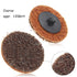 Yakamoz 15pcs 2 Inch Roll Lock Surface Conditioning Sanding Disc with Roll Lock Disc Pad Holder, Quick Change R-Type